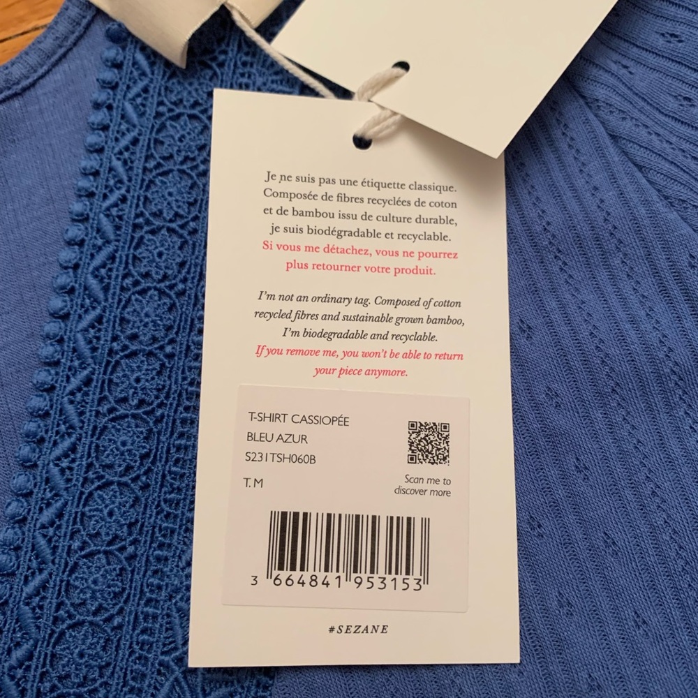 NWT Sezane Cassiopee T-Shirt - Picture 5 of 9